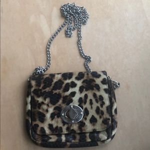 Cheetah print crossbody bag